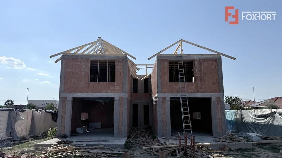 Duplex de vanzare, 5 camere despartit prin camera tehnica - Mosnita Noua - 8