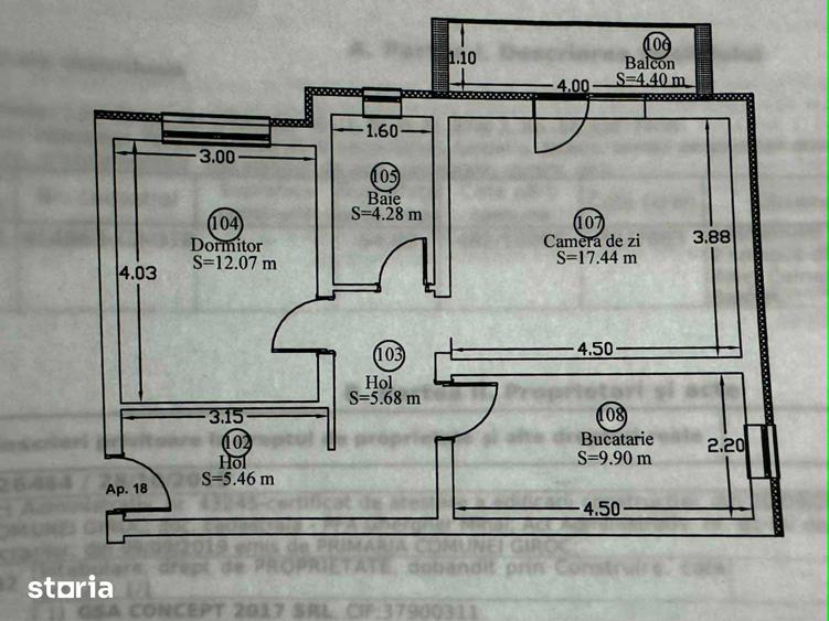 Apartament cu 2 camere decomandat, mobilat în Giroc — fotografia 1