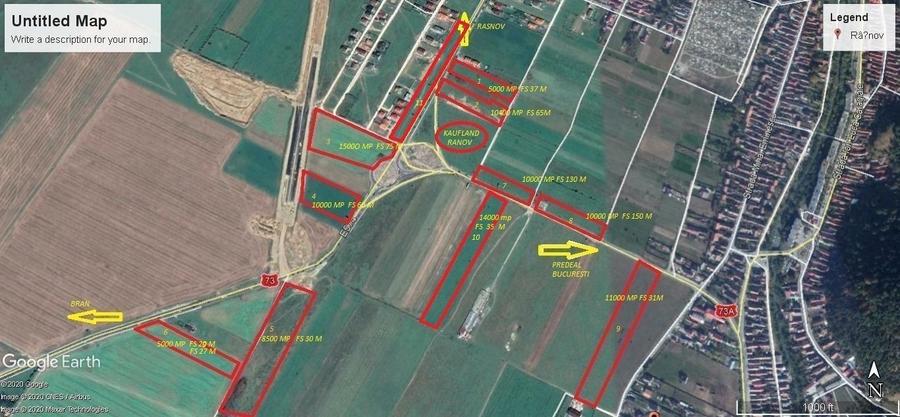 Teren Construcții intravilan de 11000 mp, în Sud