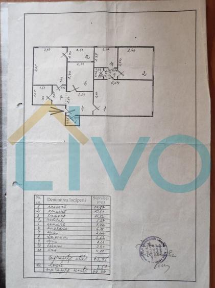Apartament cu 3 camere semidecomandat în Colentina