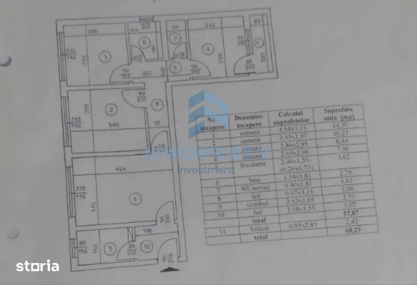Apartament cu 4 camere în Militari