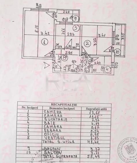 Apartament cu 2 camere decomandat, mobilat în Olteniței