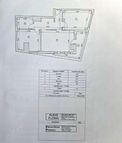 Tatarasi - Solumnia! Ap 2 camere decomandat, 67mp, et 8/10 INTABULAT - 10