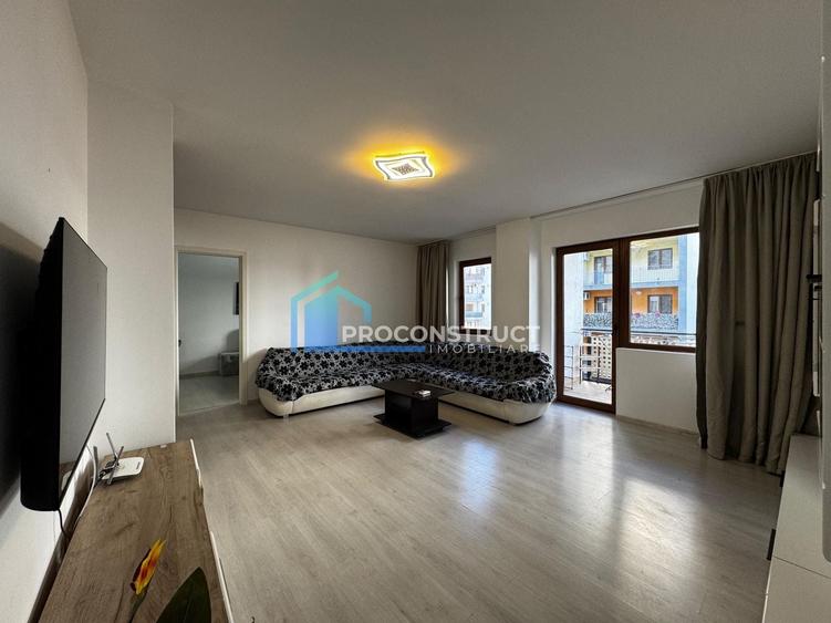 Apartament cu 2 camere semidecomandat, mobilat în Torontalului