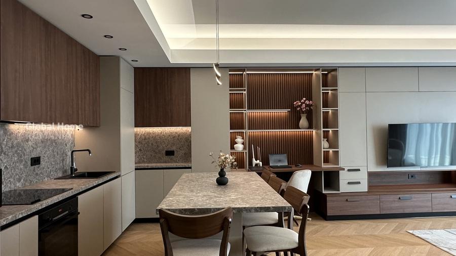 Apartament cu 2 camere semidecomandat, mobilat în Aviației
