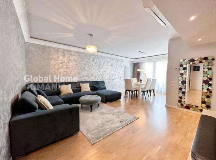 Apartament cu 4 camere decomandat, mobilat în Herăstrău