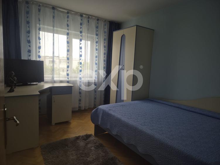 Apartament cu 3 camere decomandat, mobilat în Popa Șapcă
