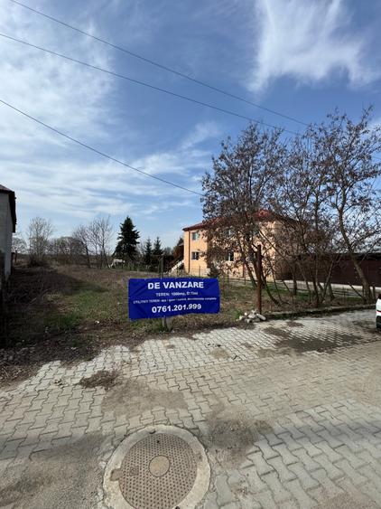 Teren Construcții intravilan de 1000 mp, în Dragomirești-Vale
