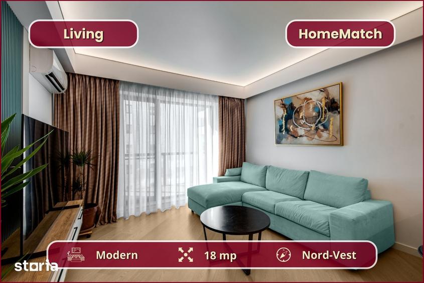 Cortina North || 2 camere || Amenajat premium || Parcare - 10