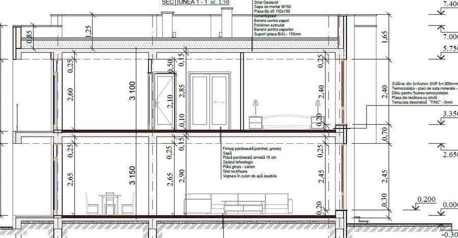 Duplex cu 4 camere cu Canalizare în Hărman