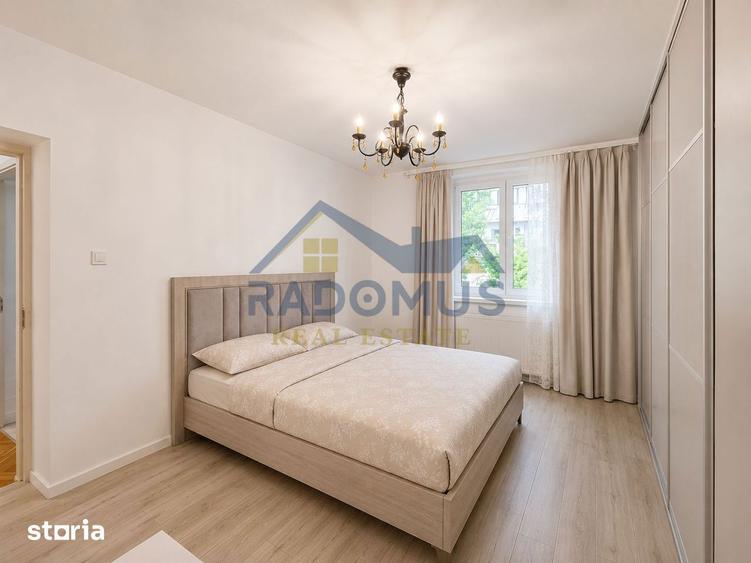 Apartament cu 3 camere, mobilat în Cantacuzino