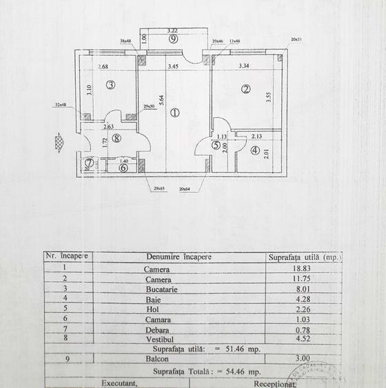 Apartament cu 2 camere în Timpuri Noi