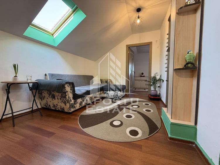Apartament cu 2 camere nedecomandat, mobilat în Șagului