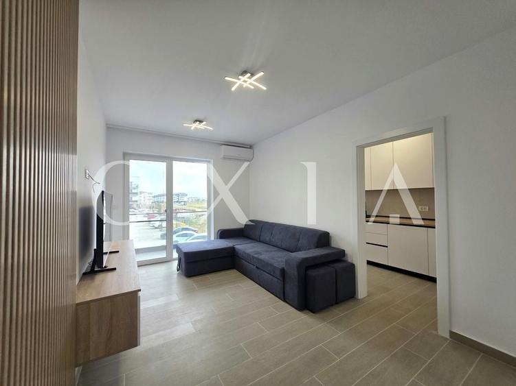 Apartament cu 2 camere semidecomandat, mobilat în Giroc