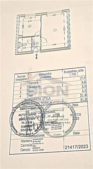 Garsonieră decomandată în Vitan