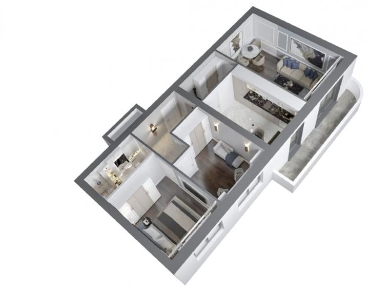 Apartament 3 camere Decomandat cod:138674 - 1