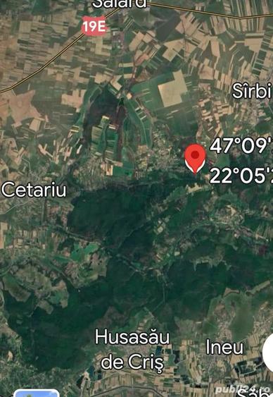 Teren de 34576 mp, în Cetariu