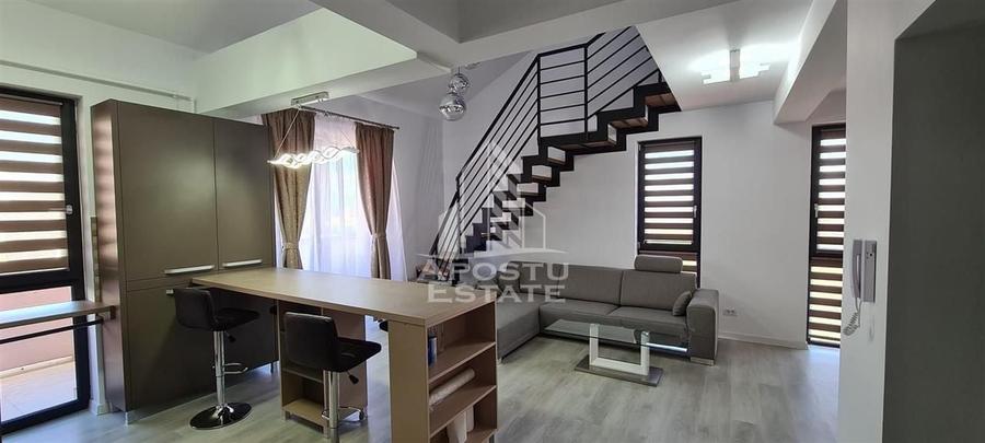 Apartament cu 3 camere semidecomandat, mobilat în Giroc