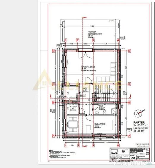 Casă cu 4 camere cu Teren 380 Mp în Central