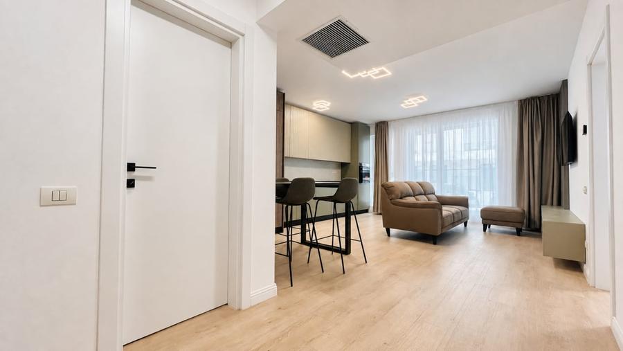 Apartament cu 2 camere, mobilat în Pipera
