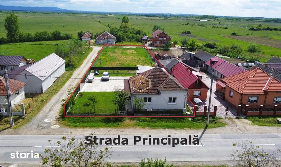 Casă cu 2 camere cu Teren 1528 Mp în Central