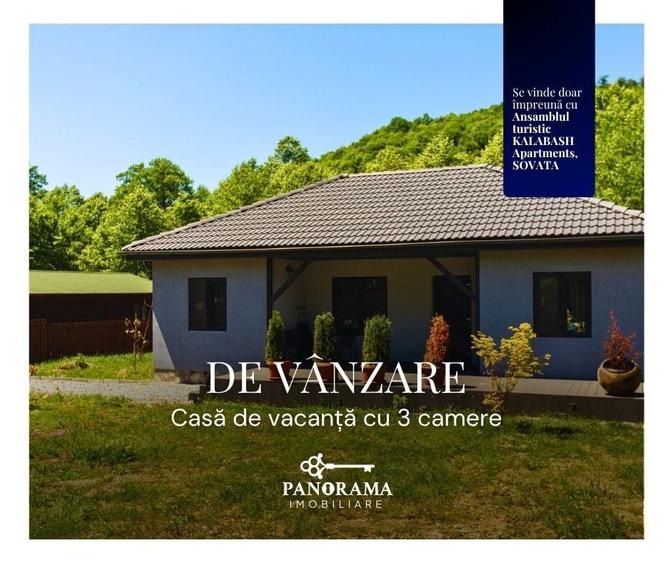 Casă individuală cu 3 camere cu Canalizare în Nord-Est