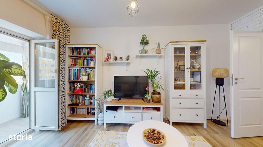 Apartament cu 3 camere decomandat, mobilat în Doamna Ghica