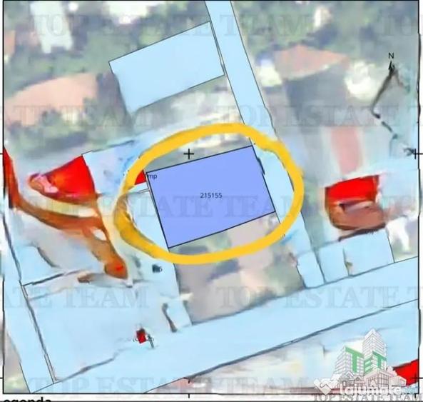 Teren de 411 mp, în Tei