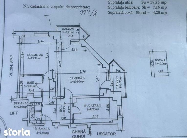 Apartament cu 2 camere decomandat, mobilat în City Park Mall