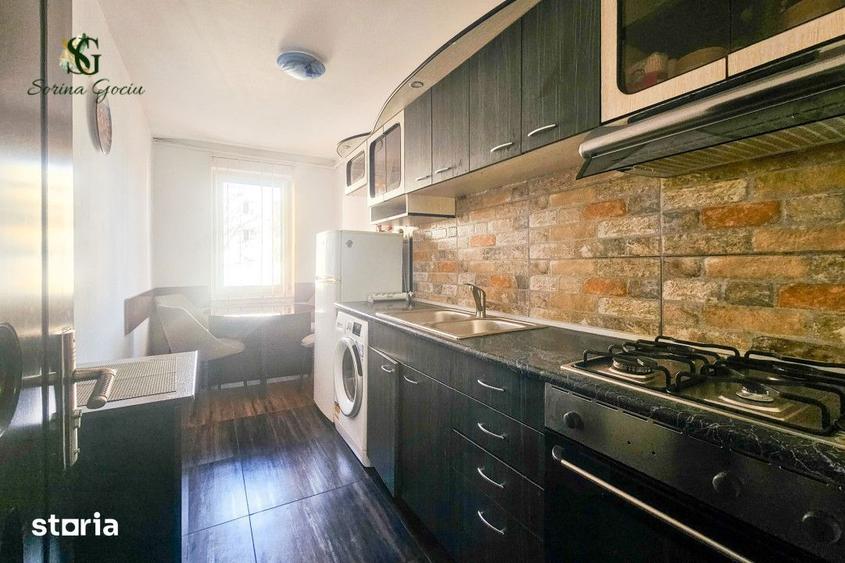 Apartament cu 3 camere decomandat, mobilat în Tractorul