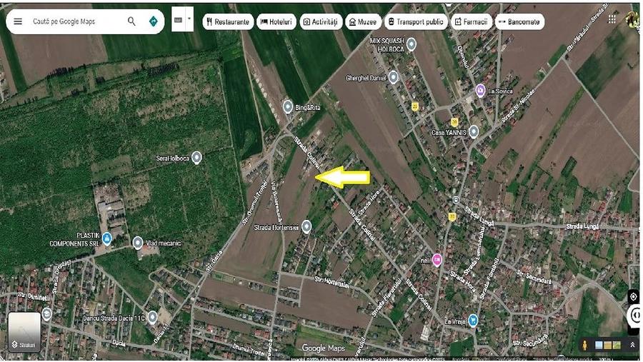 Teren de 2500 mp, în Holboca