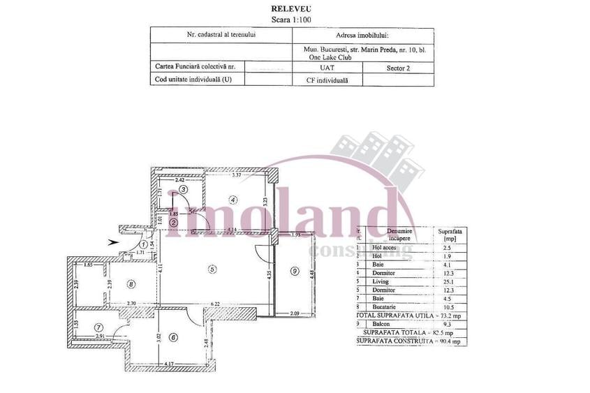 Vanzare - apartament 3 camere - One Lake Club-Floreasca - 1