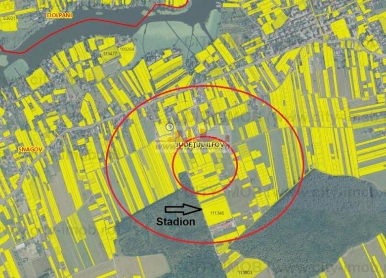 Teren Construcții intravilan de 557 mp, în Ghermănești