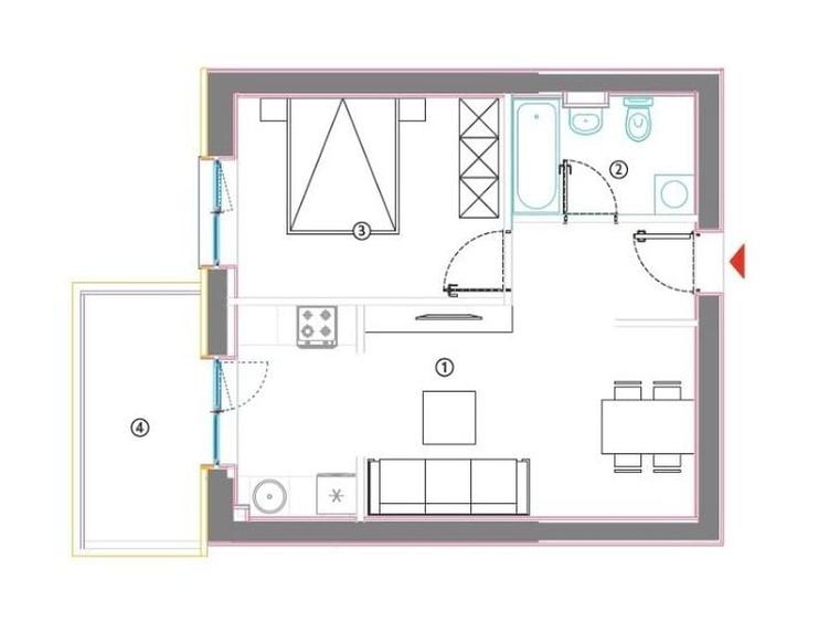 Apartament cu 2 camere în Theodor Pallady