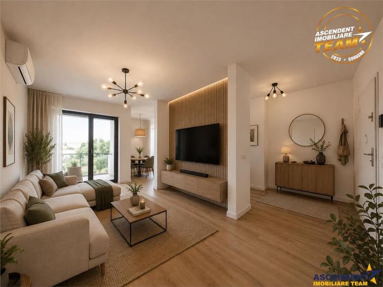 Apartament cu 2 camere semidecomandat în Central