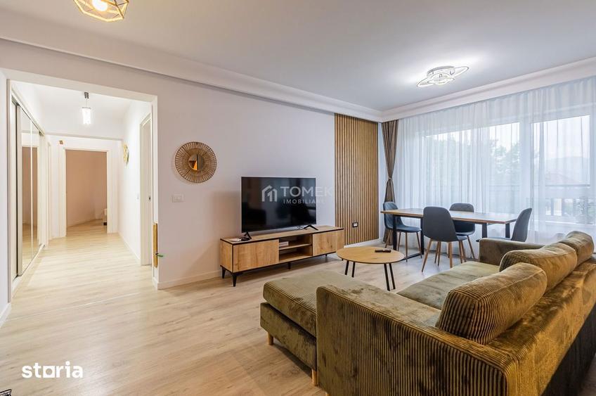 Apartament cu 3 camere, mobilat în Dârste