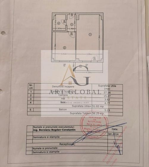 Apartament cu 2 camere semidecomandat, mobilat în Militari