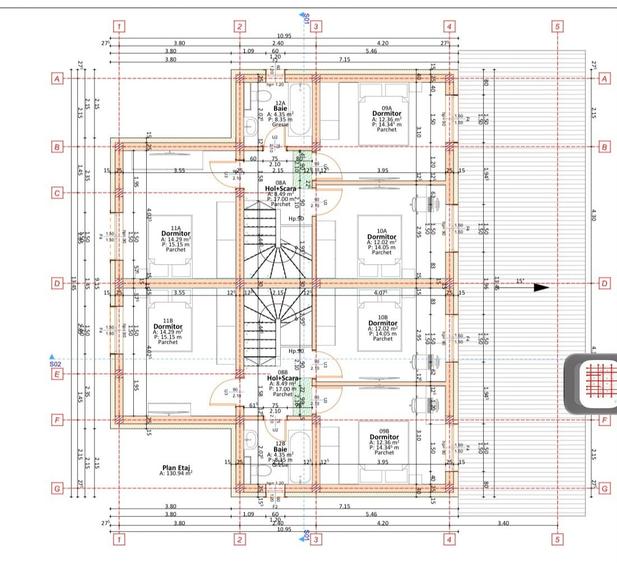 Duplex cu 5 camere cu Canalizare în Ghiroda
