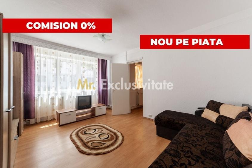 Apartament cu 2 camere semidecomandat, mobilat în Nord