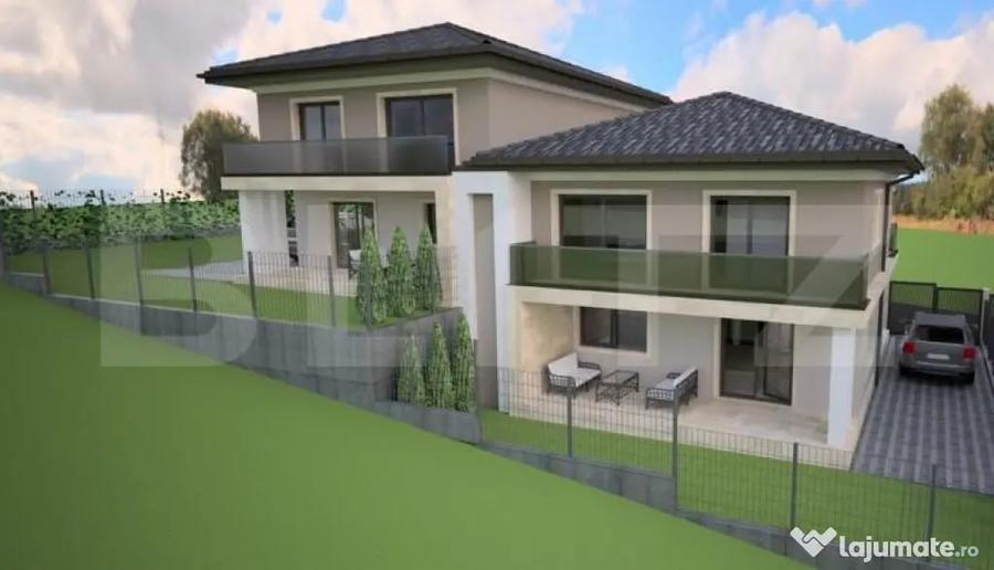 Casă cu 7 camere cu Teren 350 Mp în Luna