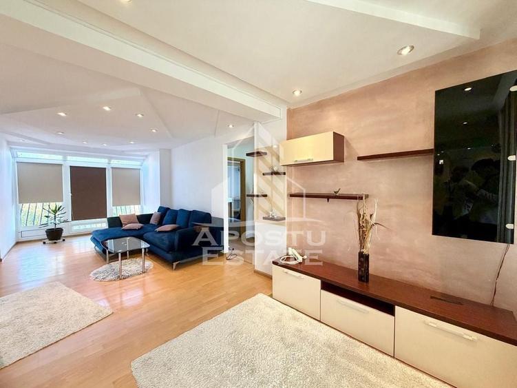 Apartament cu 4 camere decomandat, mobilat în Dorobanților