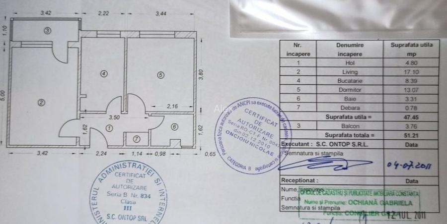 DIRECT PROPRIETAR - De vanzare apartament cu 2 camere, decomandat, 52 mp, renovat, mobilat, utilat, KM 4-5, Doraly Mall