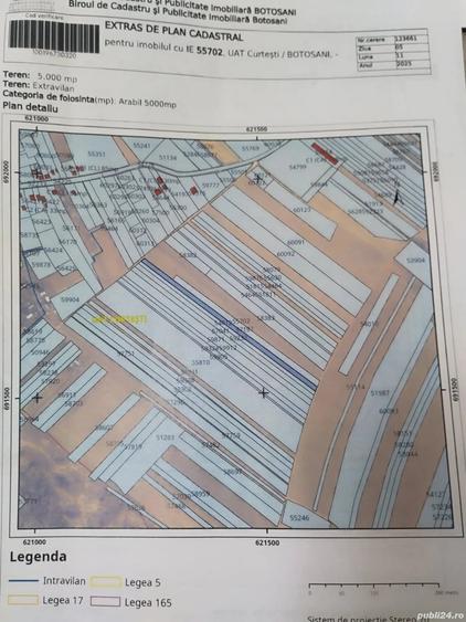 Teren de 5000 mp, în Mănăstirea Doamnei