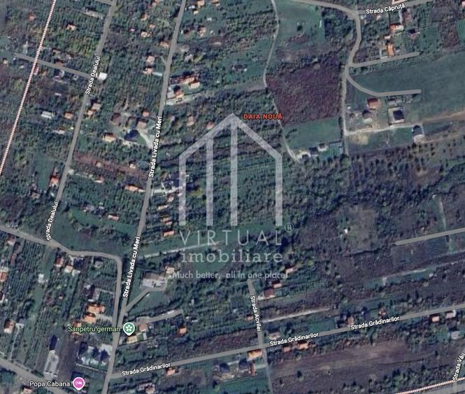 Teren Construcții intravilan de 250 mp, în Daia