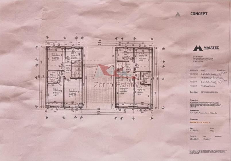 Casă individuală cu 4 camere cu Canalizare în Nord-Vest