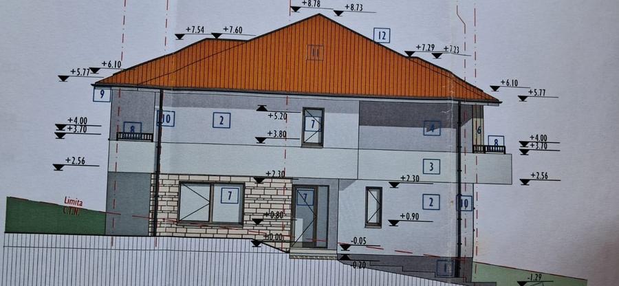 Duplex cu 4 camere cu Garaj în Feleacu