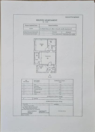 Apartament cu 2 camere semidecomandat în Ultracentral