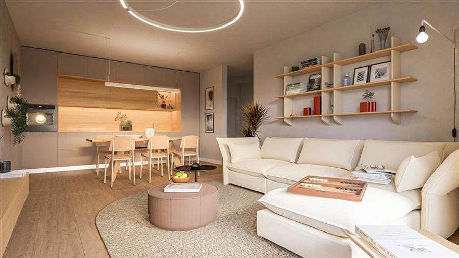 Apartament cu 3 camere nedecomandat în Aradului