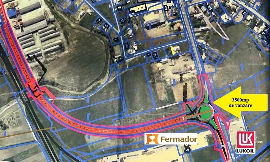 Teren Construcții intravilan de 3500 mp, în Est