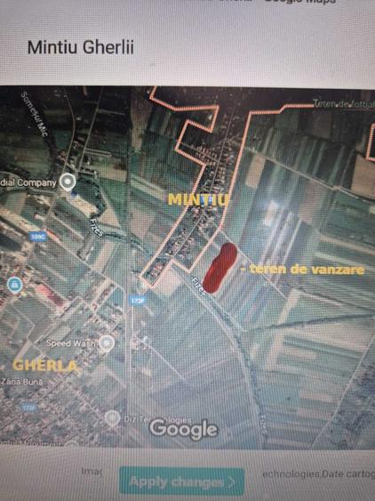 Teren de 1000 mp, în Gherla